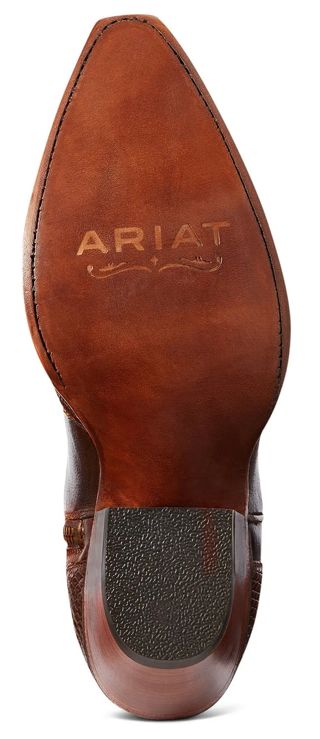 Ariat Womens Geneva StretchFit Western Boot in Rye Brown - Stylish & ComfortableCowboy Boots