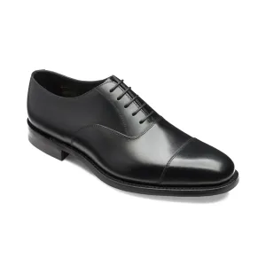 Black Aldwych Cap-toe Oxford Shoes