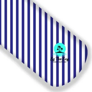 Blue and white Stripes