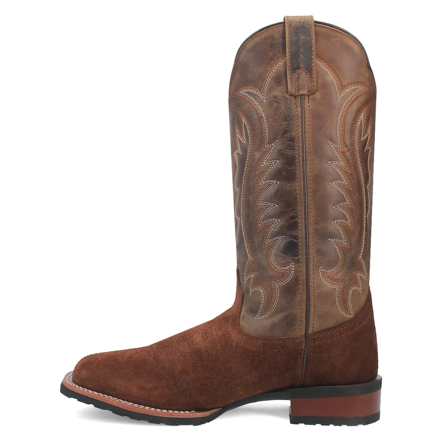 Dan Post Mens Rigid Rust/Brown Leather Work Cowboy Boots