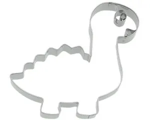 Dinosaur Cookie Cutter with Embossed Face Detail Diplodocus 10cm