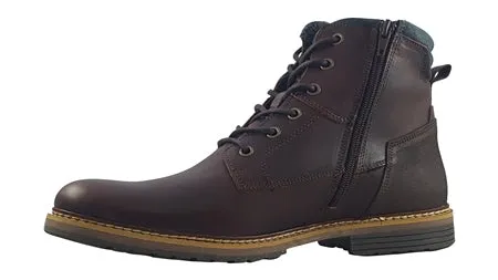 Escape Black Jack Mens Leather Boots Brandy