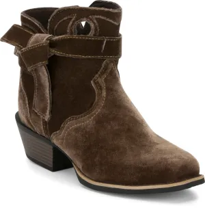 Justin Brown Elana Broad Square Toe Boots for Women