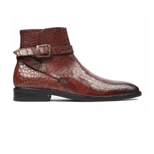 Koemi - Men's Oxblood Calf Leather Jodhpur Boot