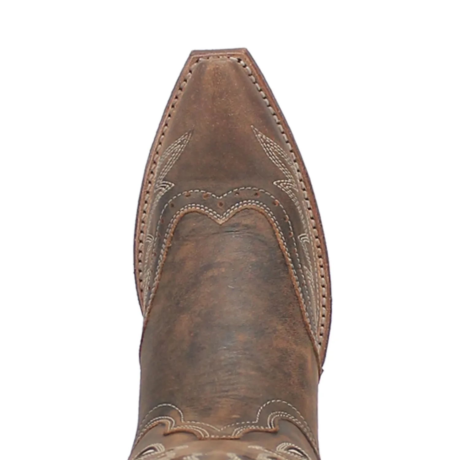 Laredo Womens Zuri Brown Leather Cowboy Boots