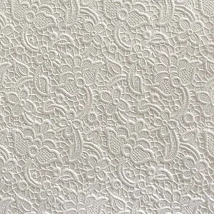 Luxury Lace Embossed Paper Pearl