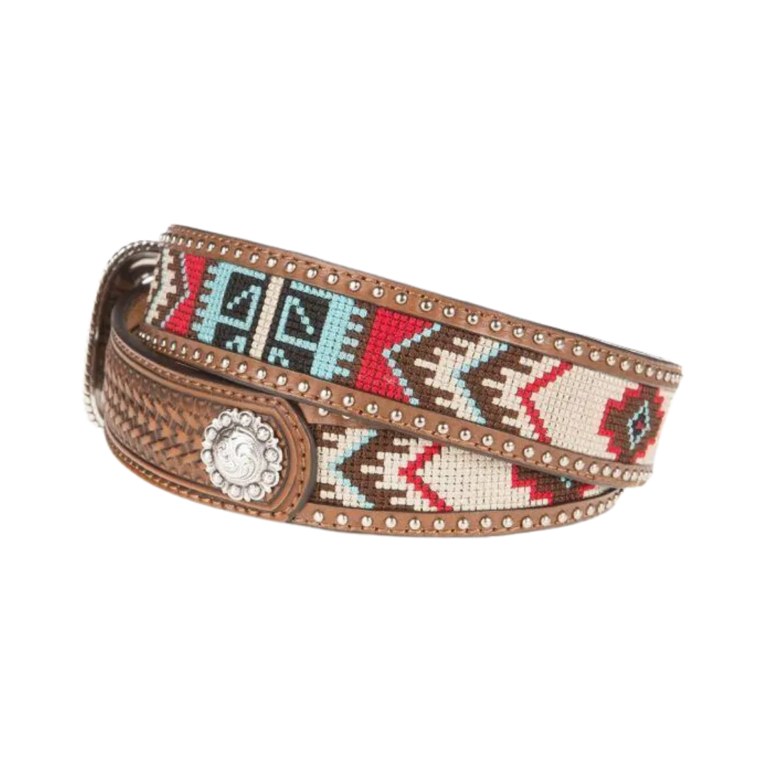 M&F Men's Ariat Multi-Colored Embossed Belt