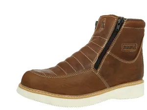 Mens 300RA Tan Work Boots Slip Resistant - Soft Toe