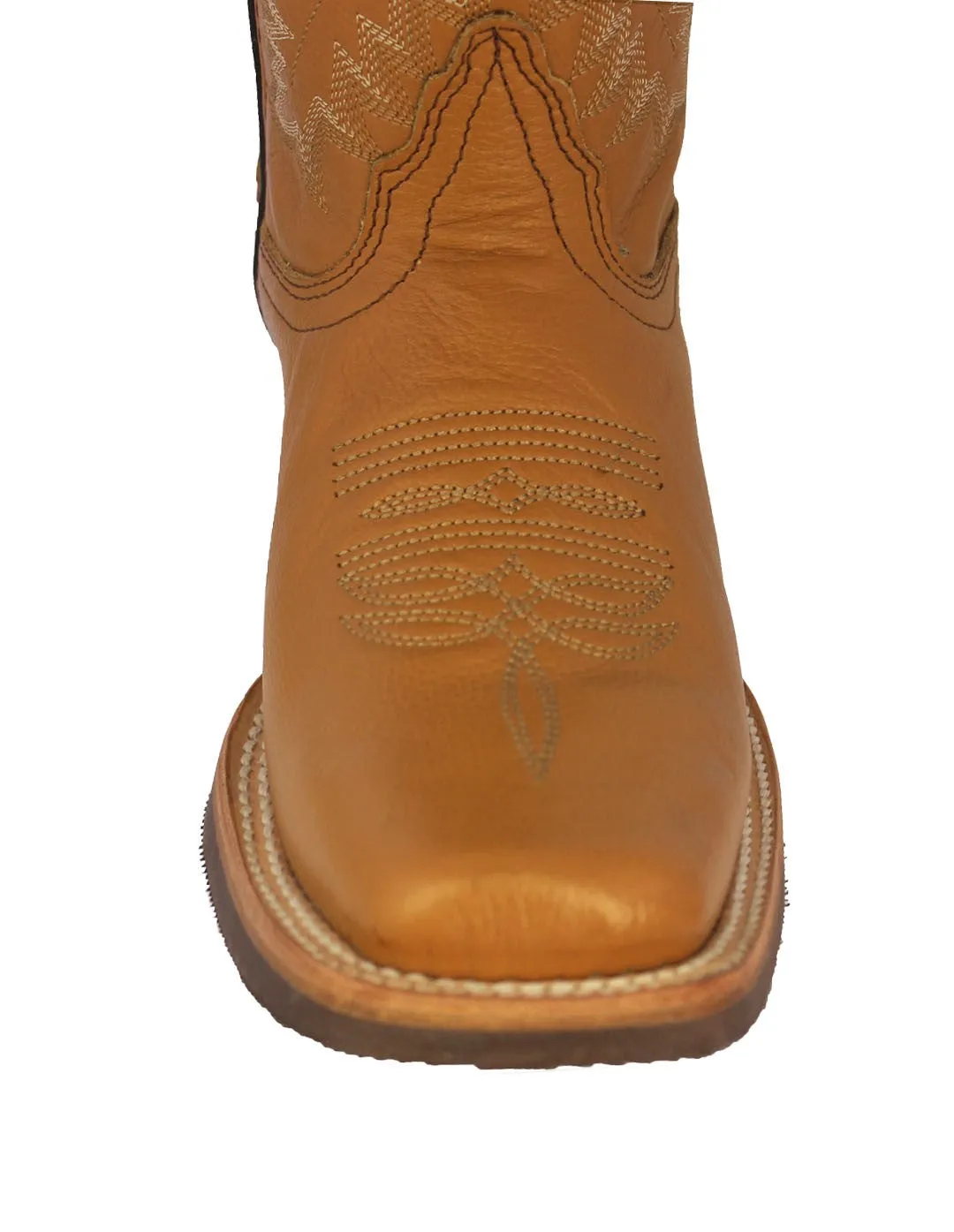 Mens Buttercup Western Wear Leather Cowboy Boots - Square Toe