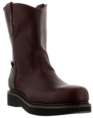 Mens S700RA Burgundy Durable Leather Construction Work Boots