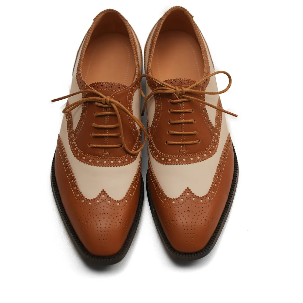 Men's Two Tone Brougue Oxford