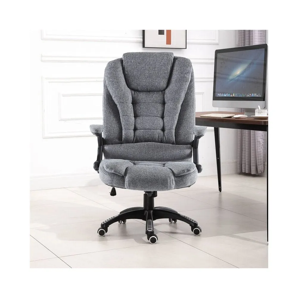 Neo Grey Fabric Office Chair with Massage Function