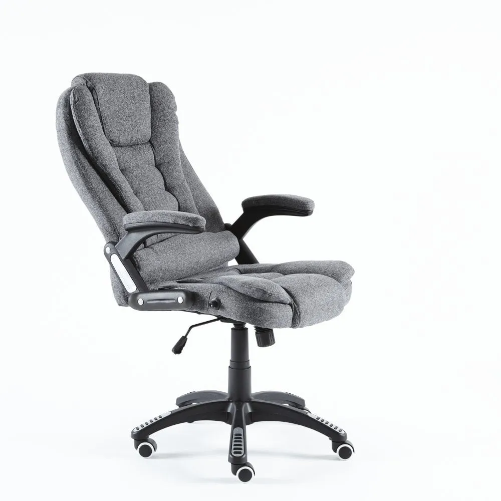 Neo Grey Fabric Office Chair with Massage Function