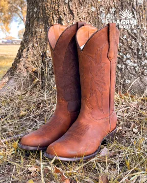 "MAVERICK" | MEN ROUND TOE COWBOY BOOTS