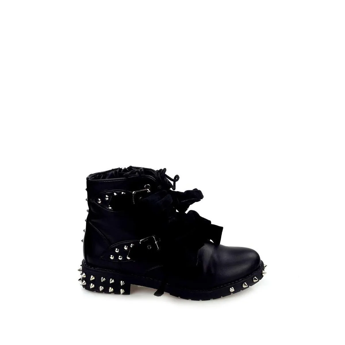 Ria Studded Sole Ankleboot With Bow