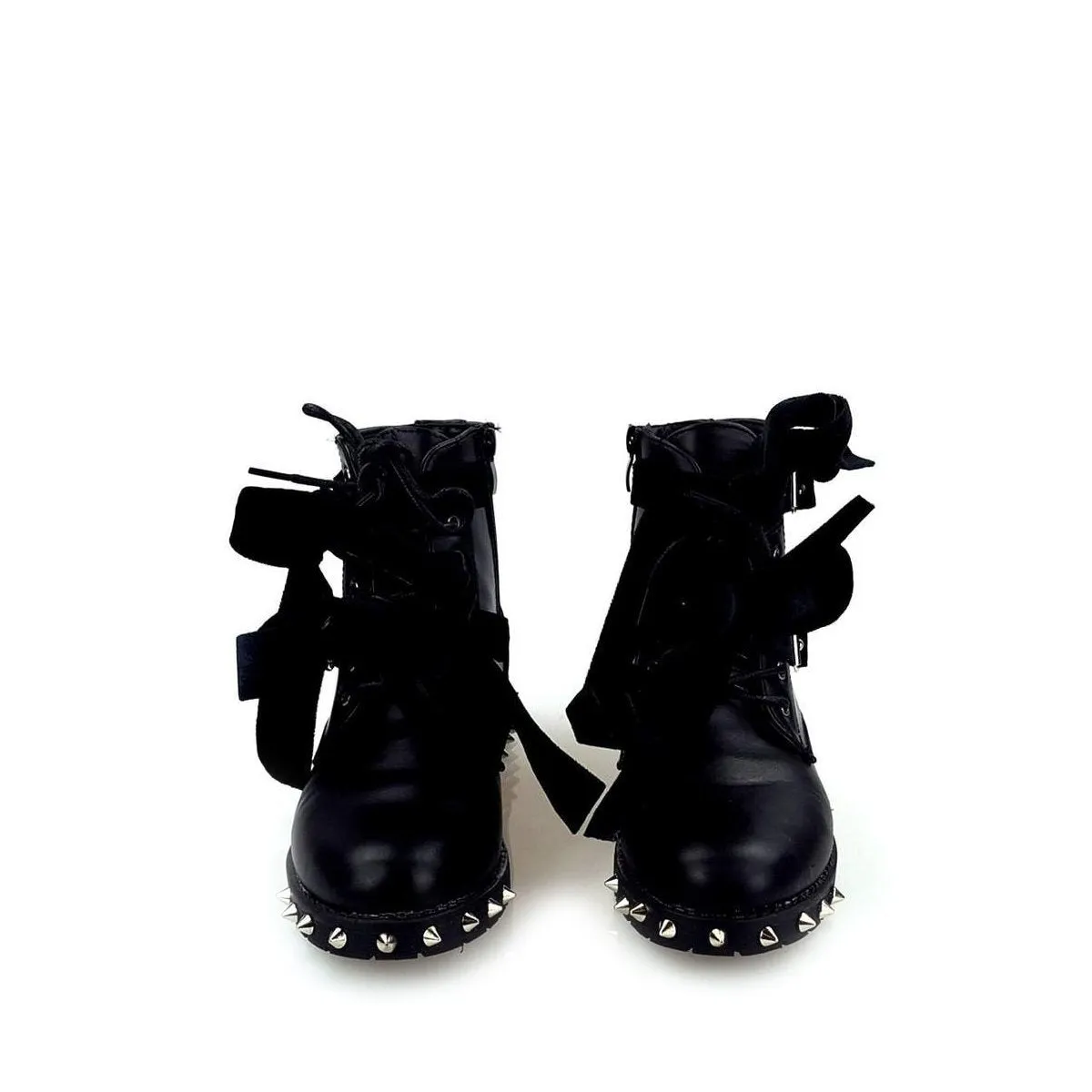 Ria Studded Sole Ankleboot With Bow